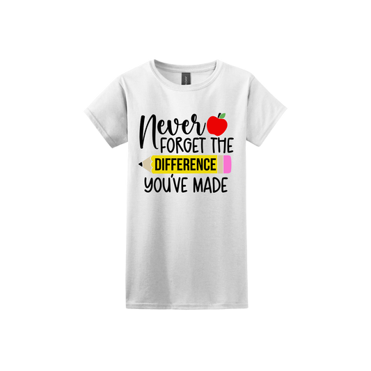 "Never Forget..." Teachers Women's T-Shirt