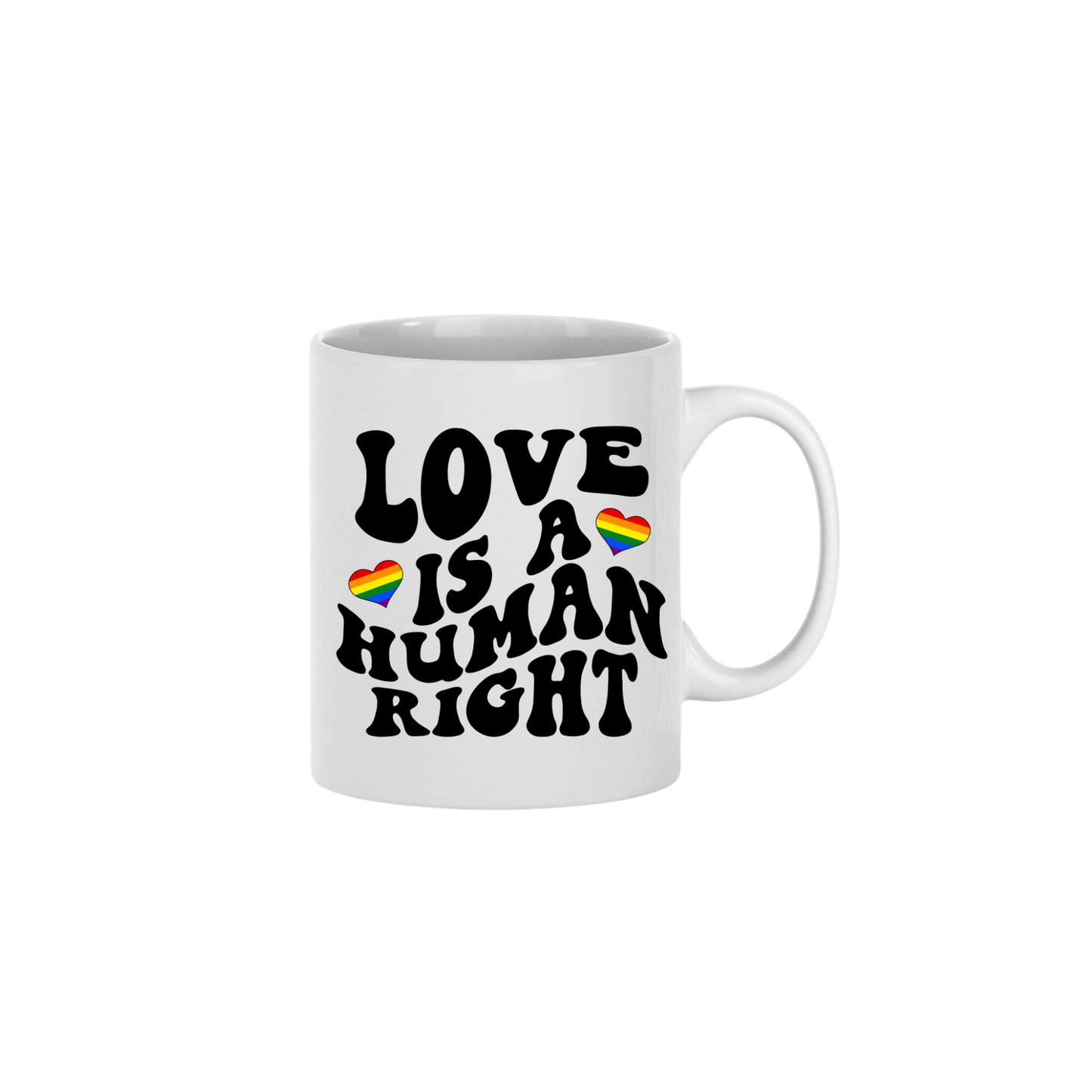 "Love is a Human Right" Mug