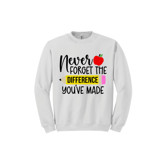 "Never Forget..." Teachers Unisex Sweatshirt