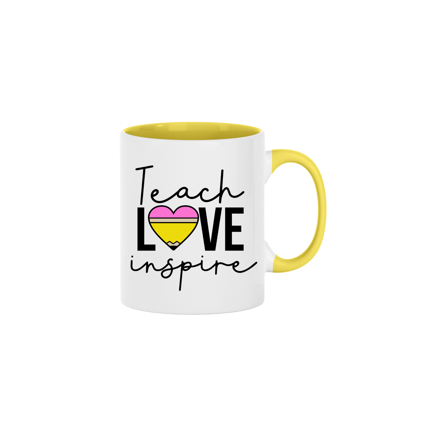 "Teach, Love, Inspire" Mug